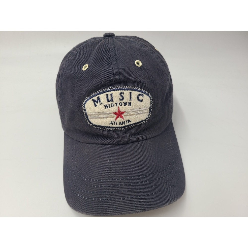 Music Midtown Atlanta Georgia Adjustable Hat Cap Festival Fest Men Women Blue